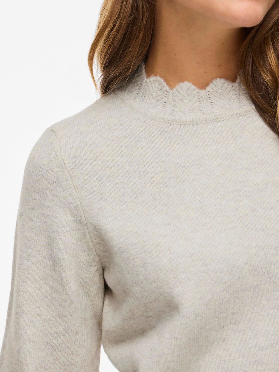 jersey punto cuello subido mujer Vila