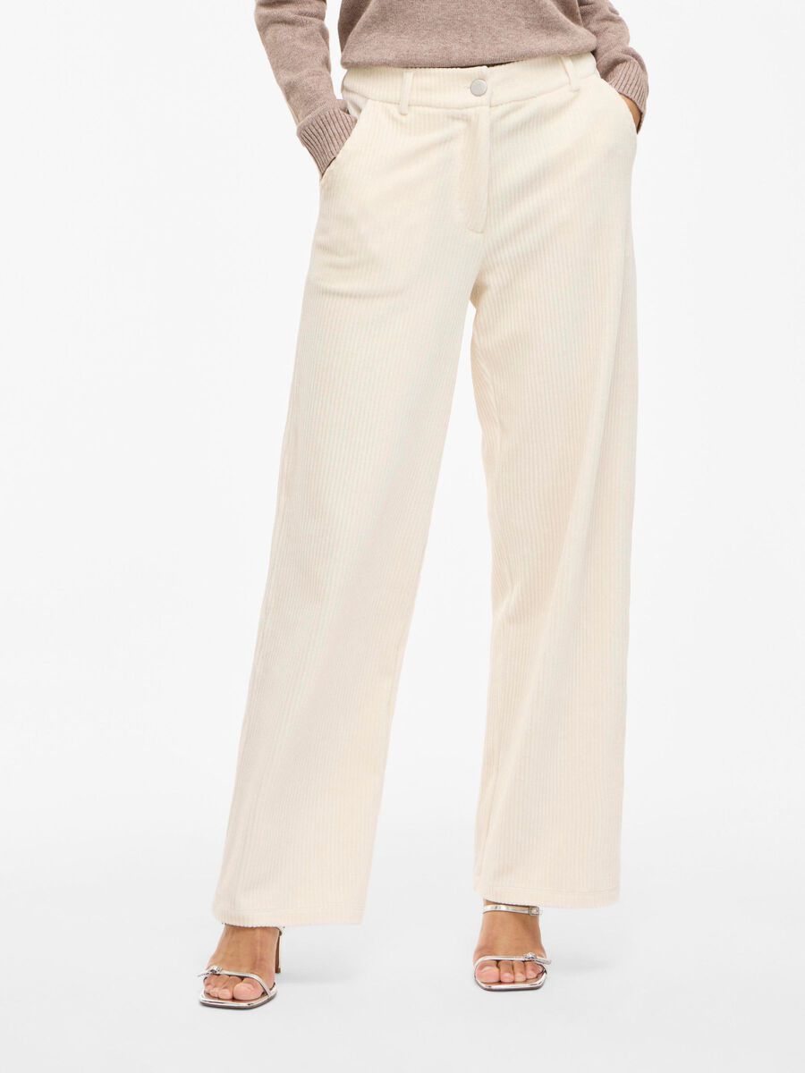 pantalón crudo pana mujer Vila