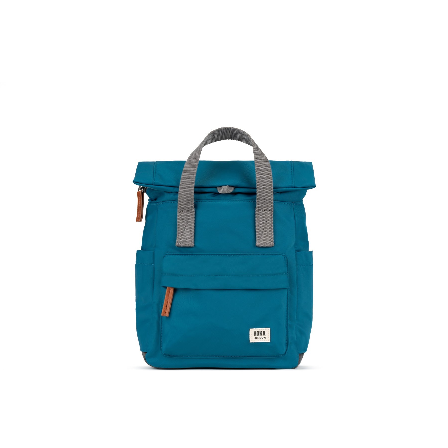 mochila roka london tamaño pequeño nylon canfield sapphire
