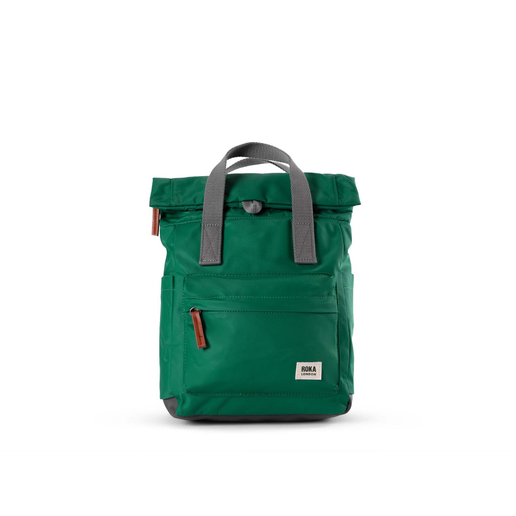 mochila roka london canfield emerald small nylon
