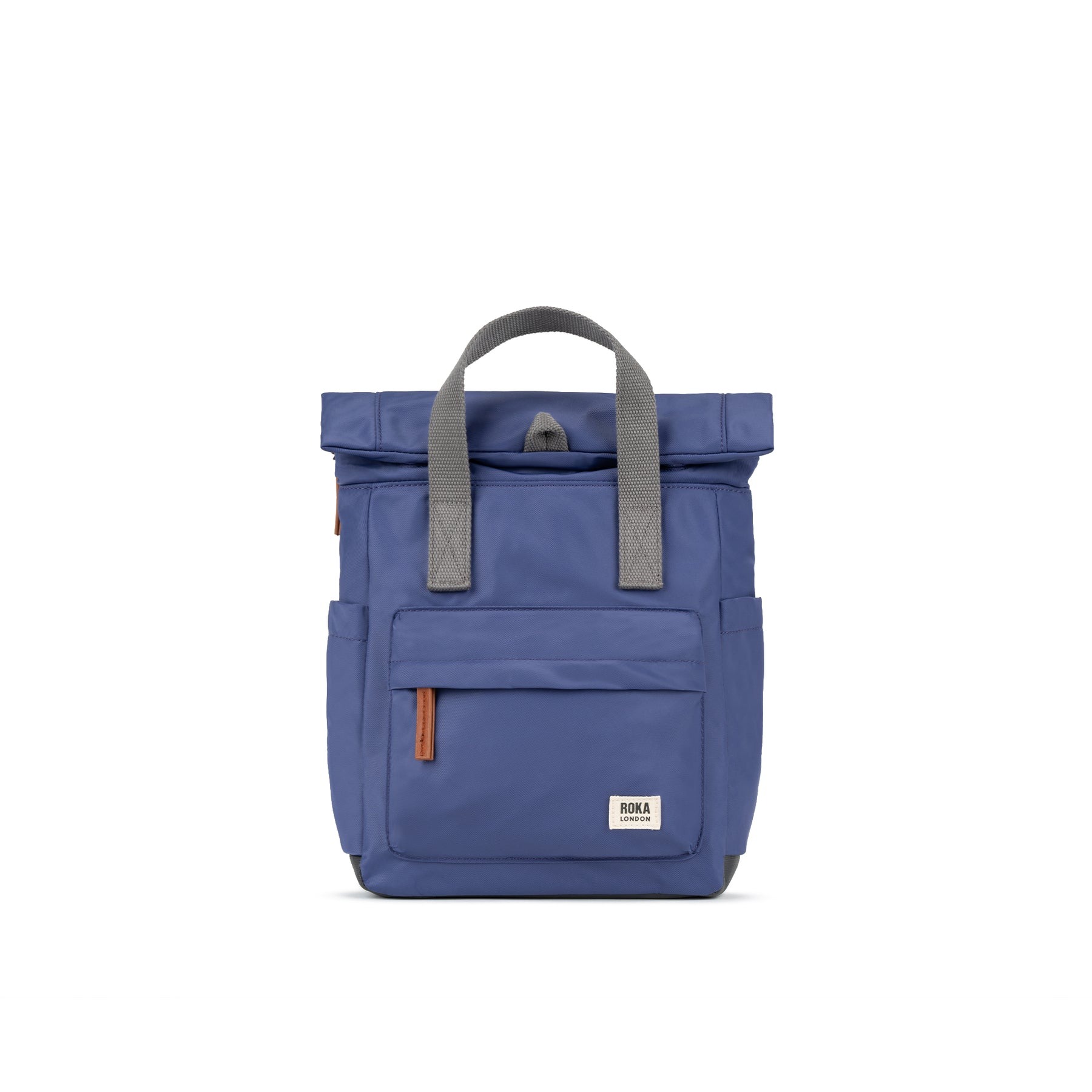 mochila roka london canfield small nylon indigo
