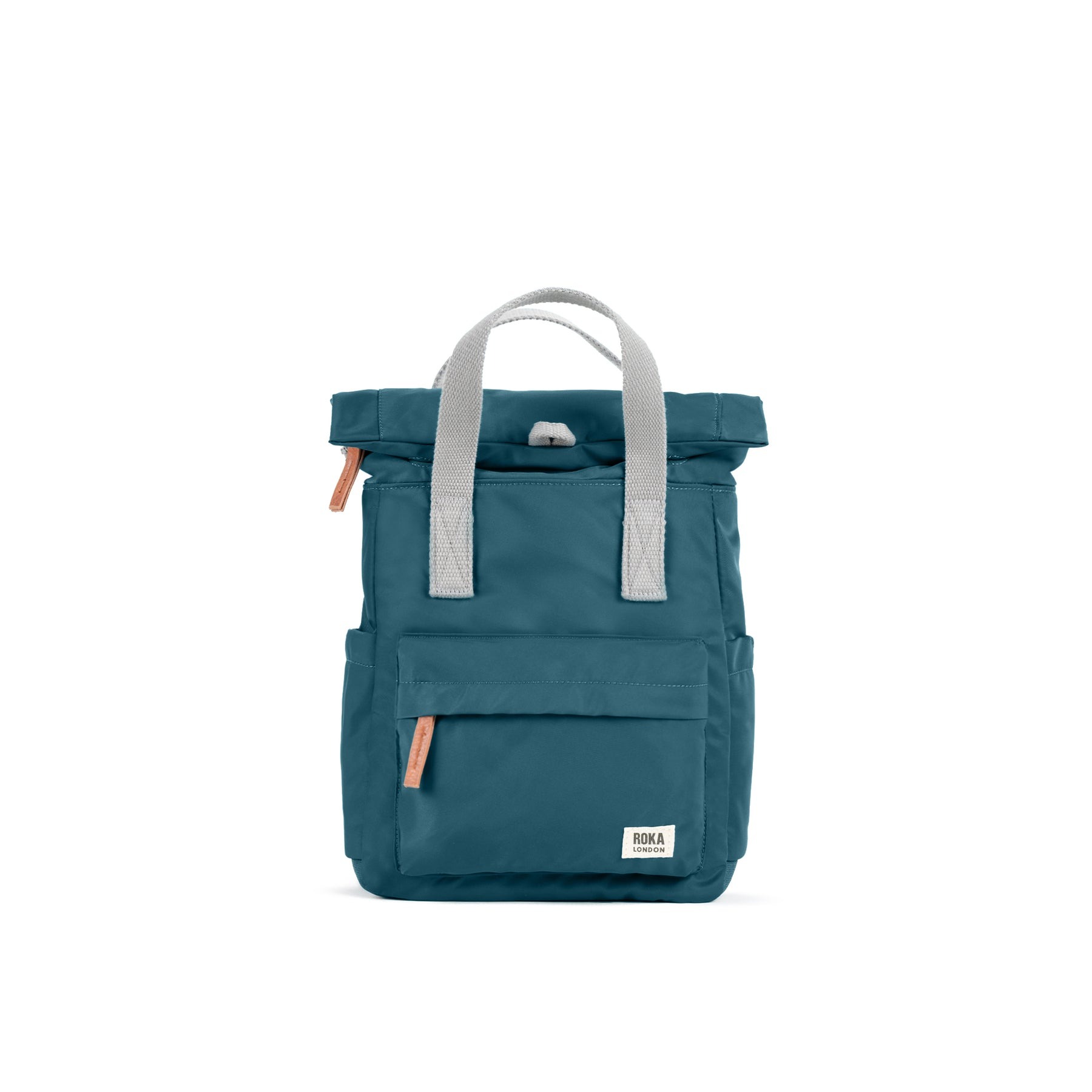mochila roka london canfield b small nylon teal