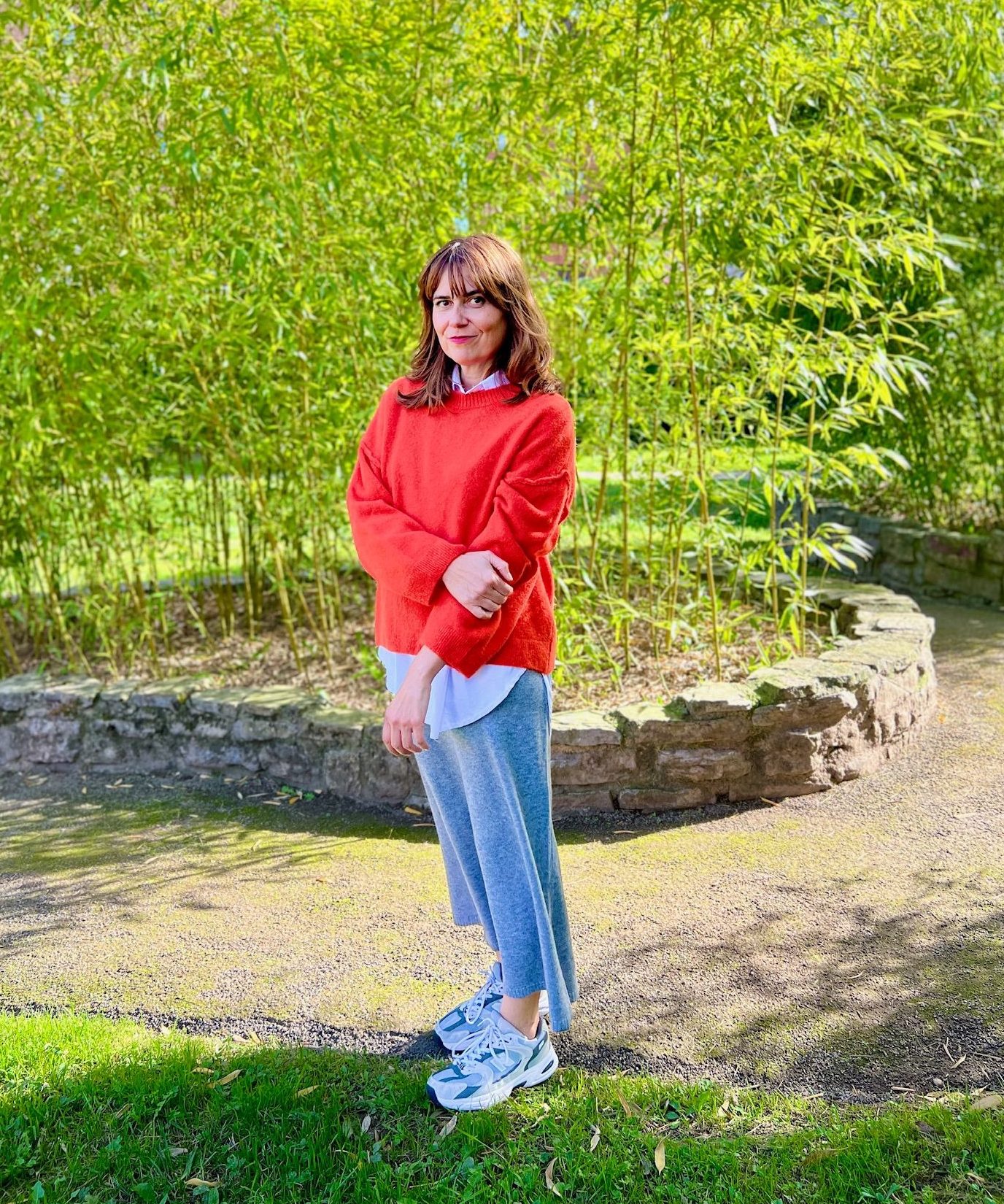 falda gris viankle vila punto