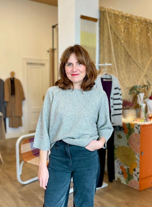 jersey de mujer con lentejuelas nova saint tropez